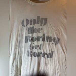 Wildfox Gray Graphic Tee - Short Sleeve